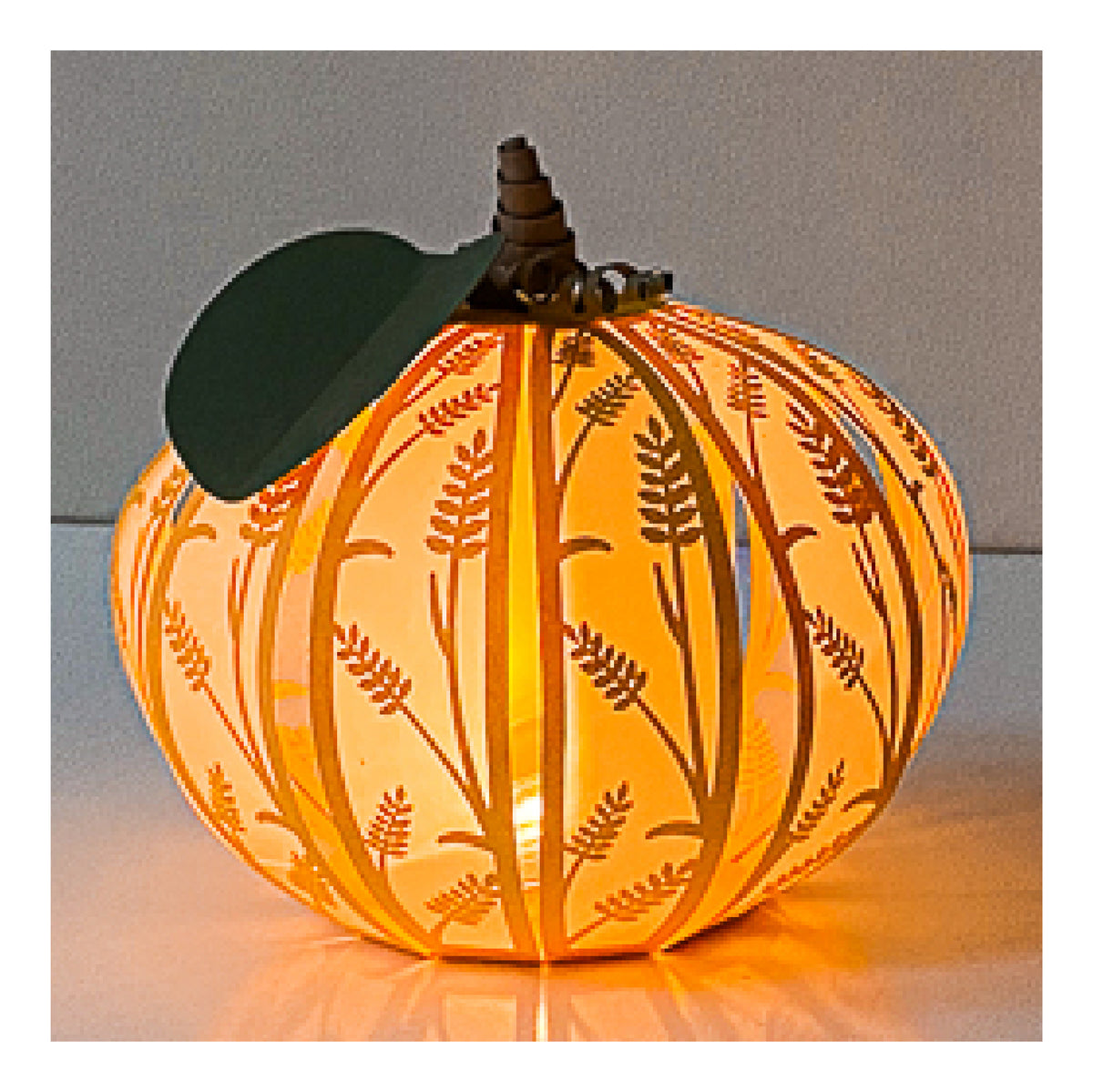 3D Paper Pumpkin SVG – Wheat Design | Digital Download