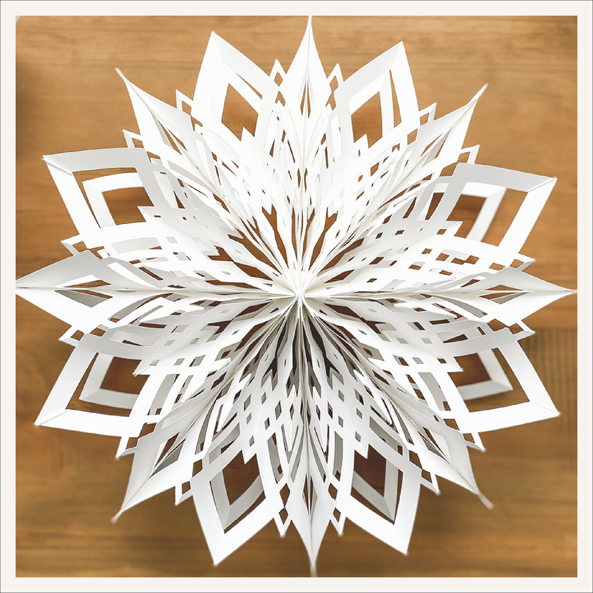 Easy Paper Snowflake Pattern Templates | Digital Download
