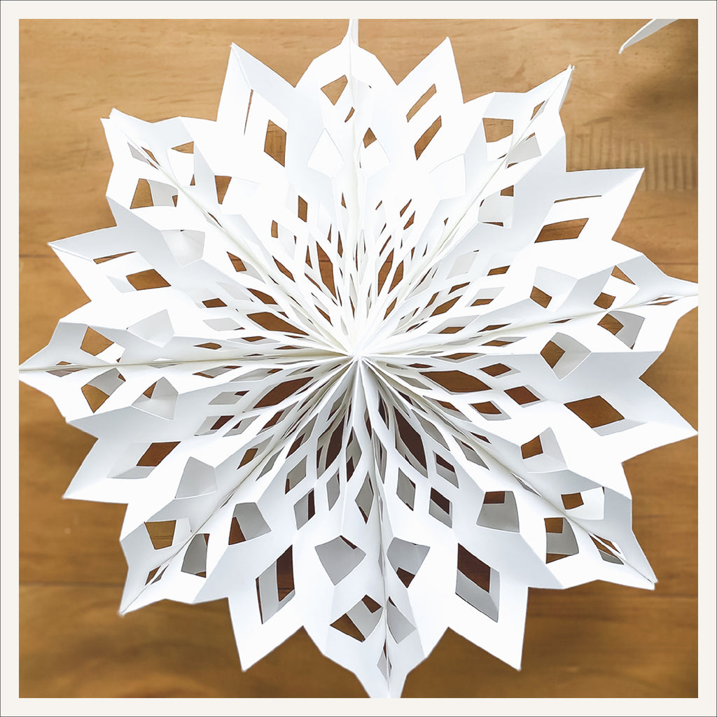 Easy Paper Snowflake Pattern Templates | Digital Download