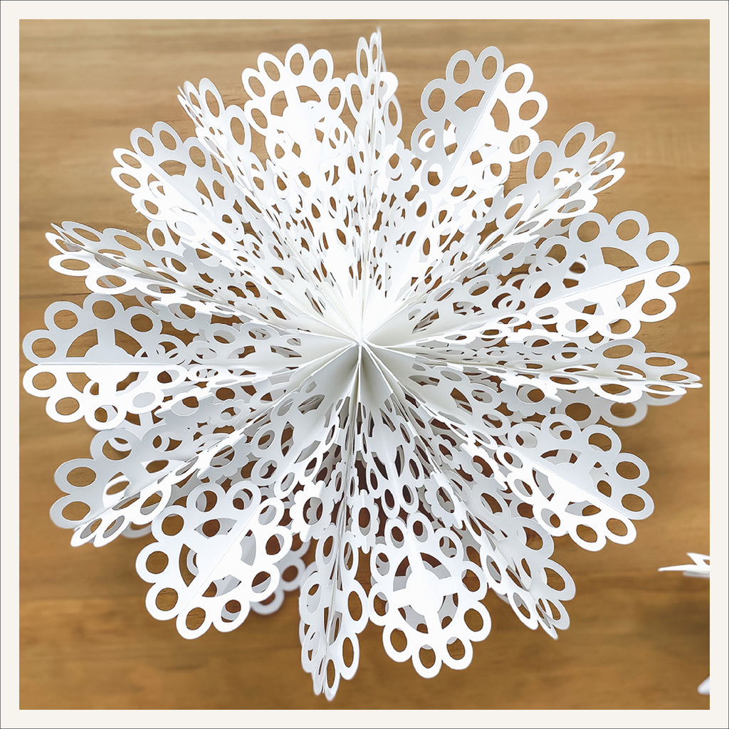 Easy Paper Snowflake Pattern Templates | Digital Download