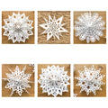 Easy Paper Snowflake Pattern Templates | Digital Download