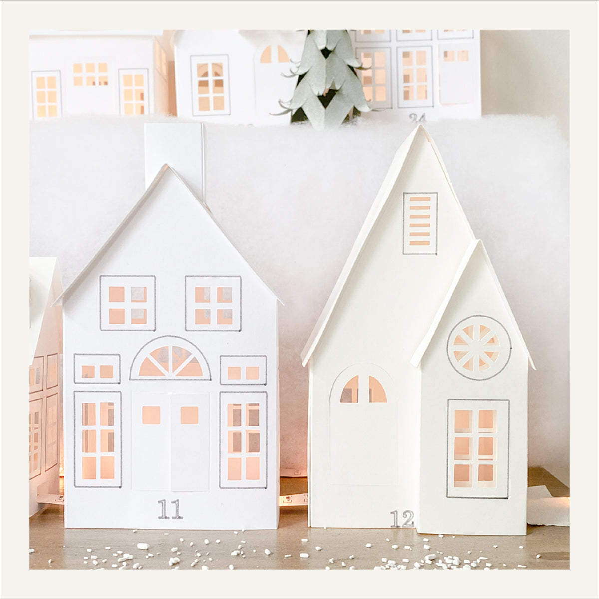 Christmas Advent House Countdown SVG – 24 Designs | Digital Download