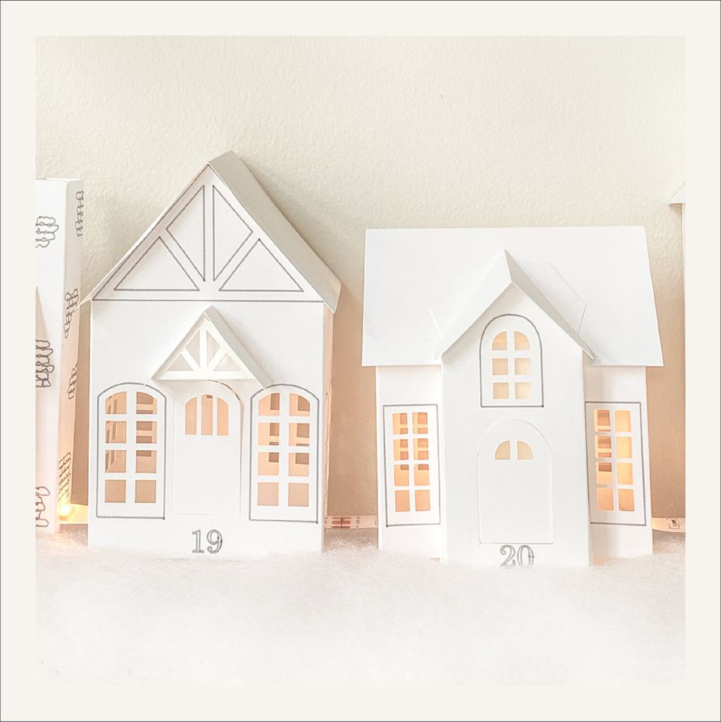 Christmas Advent House Countdown SVG – 24 Designs | Digital Download