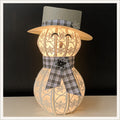 3D Paper Snowman SVG – Snowflake Design | Digital Download