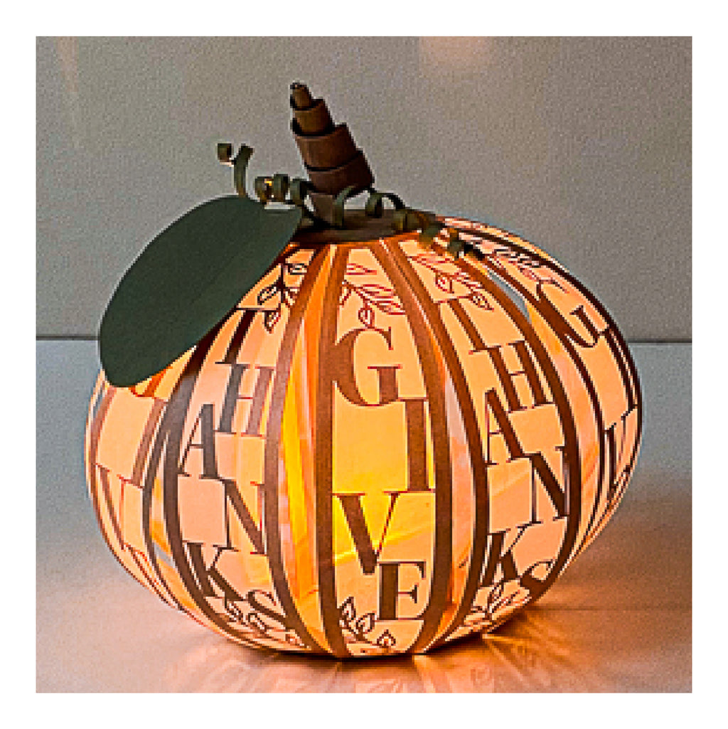 3D Paper Pumpkin SVG Bundle – 6 Designs