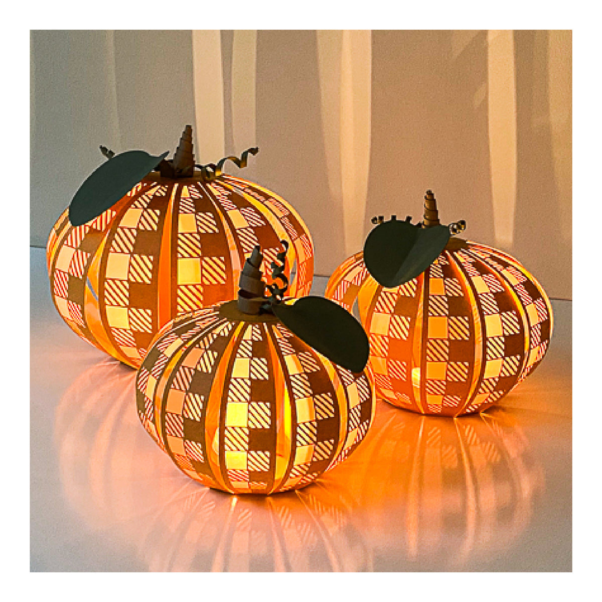3D Paper Pumpkin SVG Bundle – 6 Designs