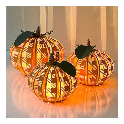 3D Paper Pumpkin SVG Bundle – 6 Designs